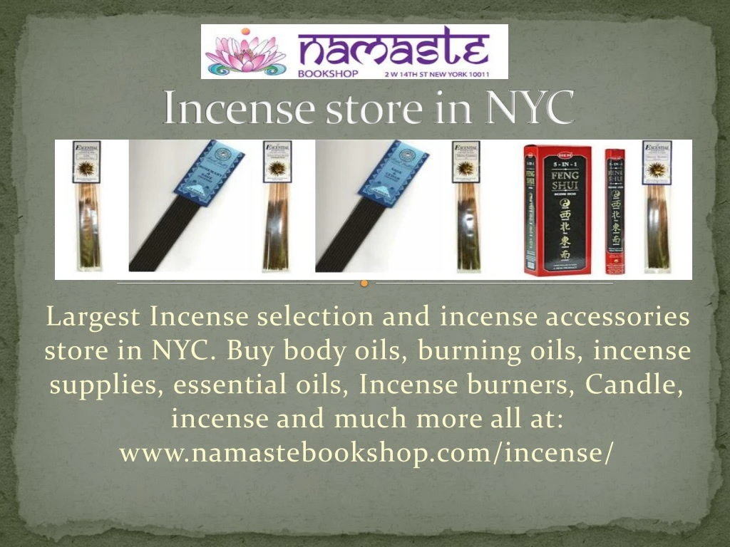 incense store in nyc