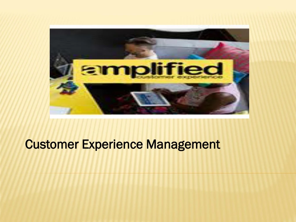 customer experience management