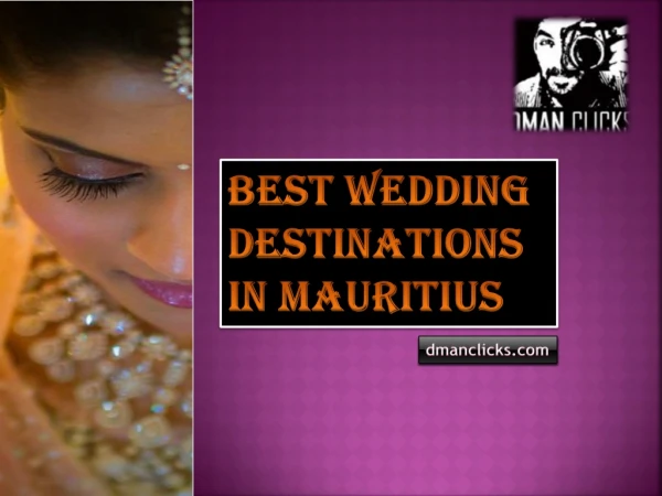 Best Wedding Destinations in Mauritius