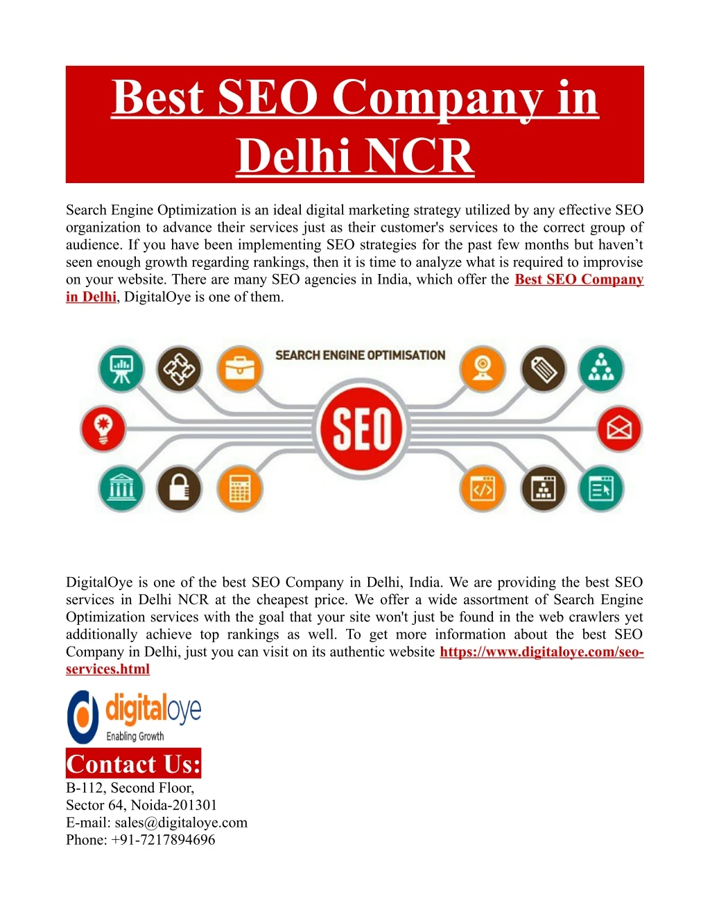 best seo company in delhi ncr