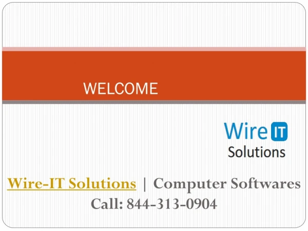 Wire-IT Solutions | Call: 8443130904 Computer Softwares