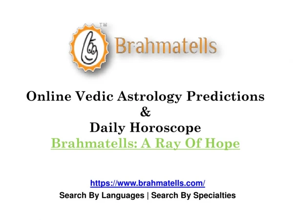 Online Vedic Astrology Predictions & Daily Horoscopes