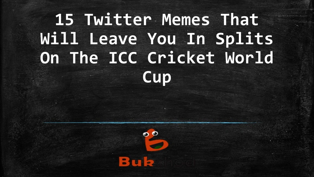 15 twitter memes that will leave you in splits on the icc cricket world cup