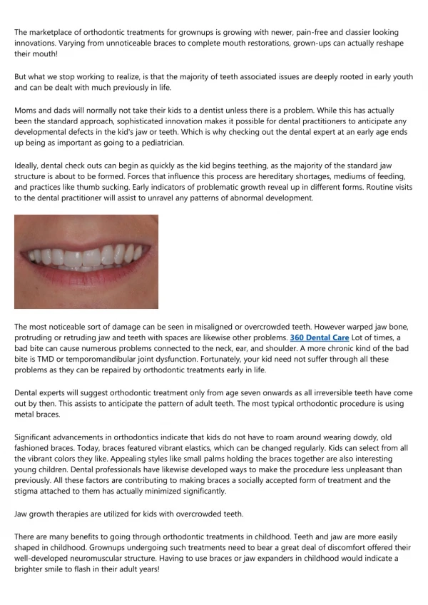 Orthodontics - How Can A Smile Be Improved With Orthodontics?