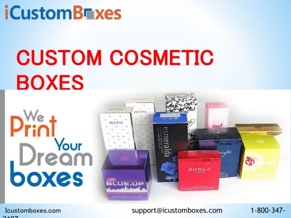 Custom Cosmetic boxes Packaging