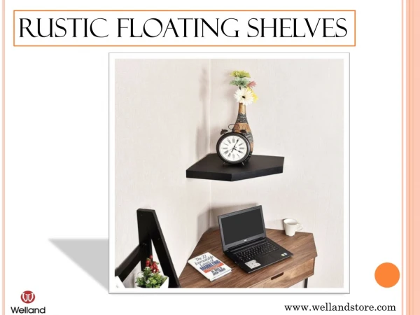 Rustic Floating Shelves