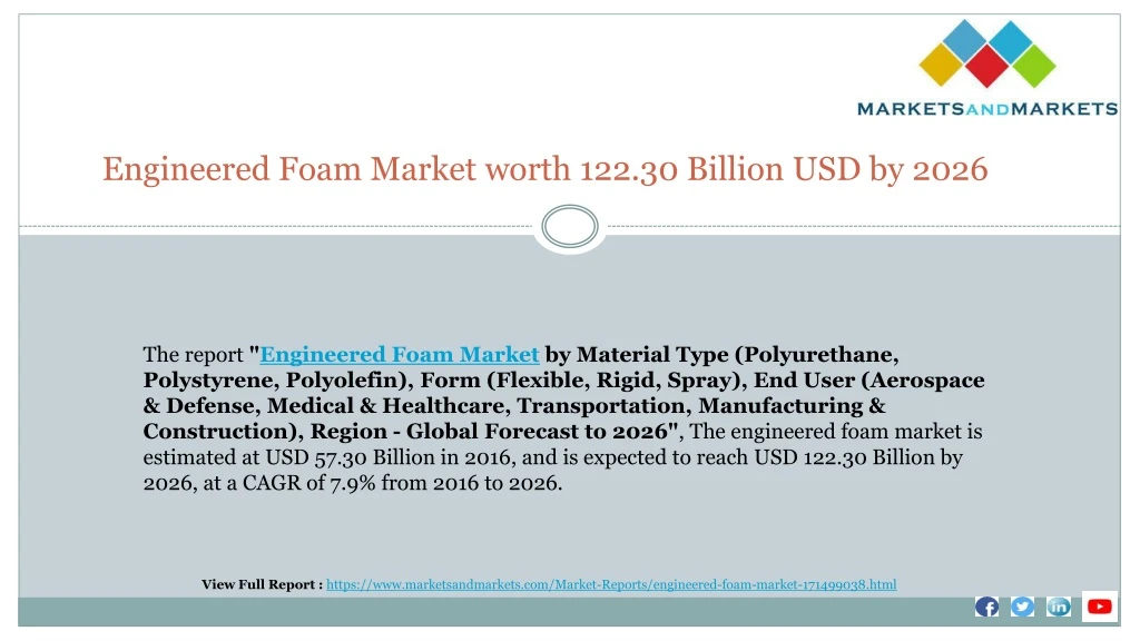 engineered foam market worth 122 30 billion usd by 2026