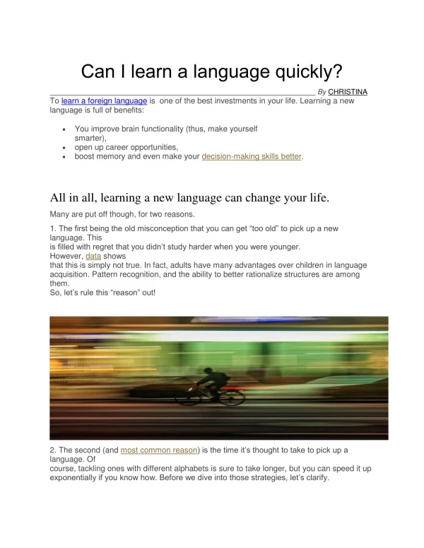 Learn Languages Online With Native Speakers