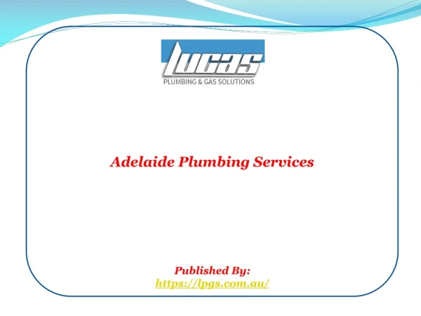 Adelaide Plumbing Services