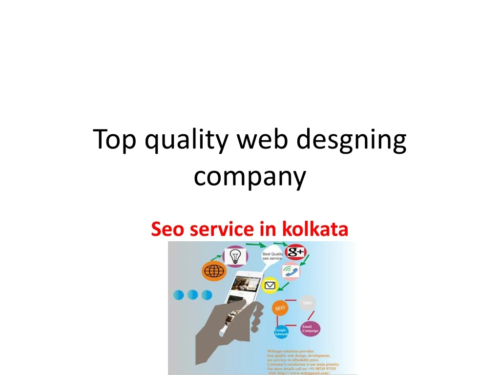 top quality web desgning company