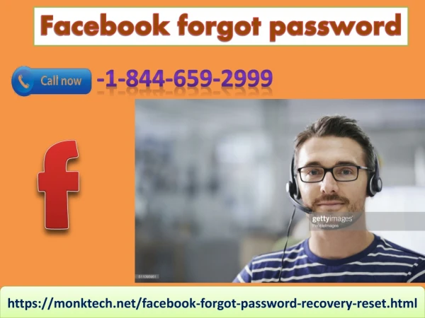 Change password, call Facebook forgot password service 1-844-659-2999