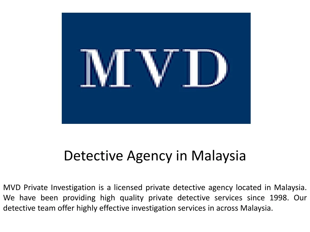 detective agency in malaysia