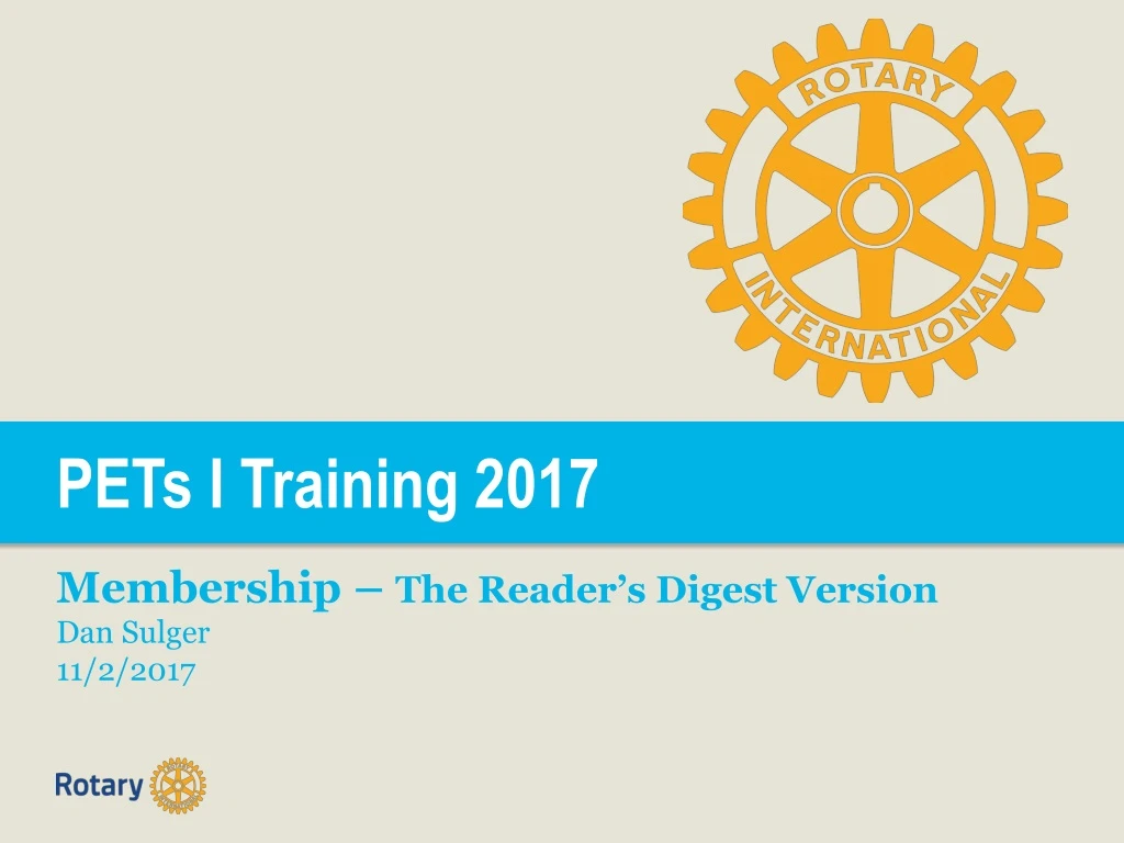 pets i training 2017 membership the reader