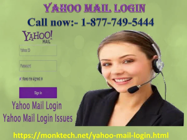 Yahoo mail not responding, call yahoo mail login services 1-877-749-5444