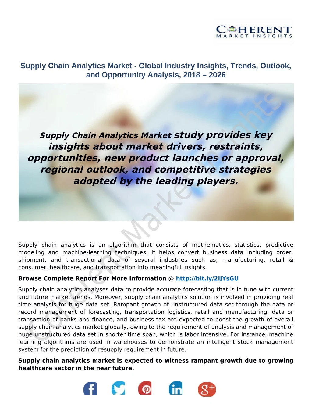 supply chain analytics market global industry