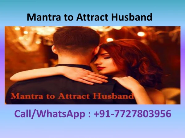 Mantra to Attract Husband