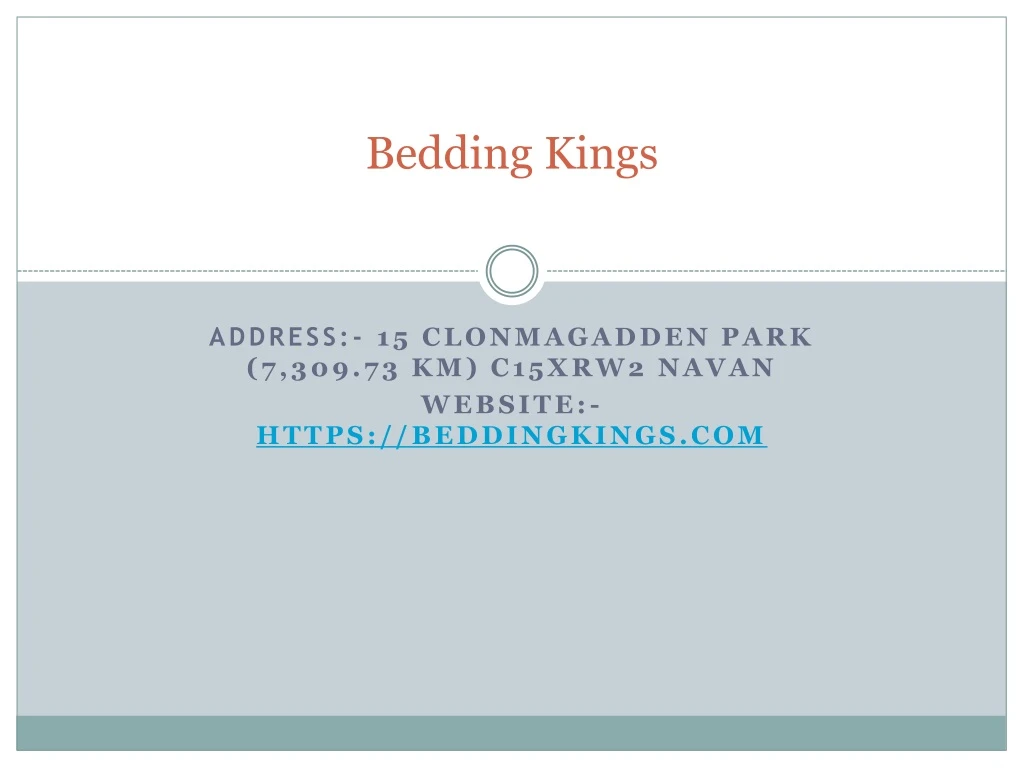 bedding kings
