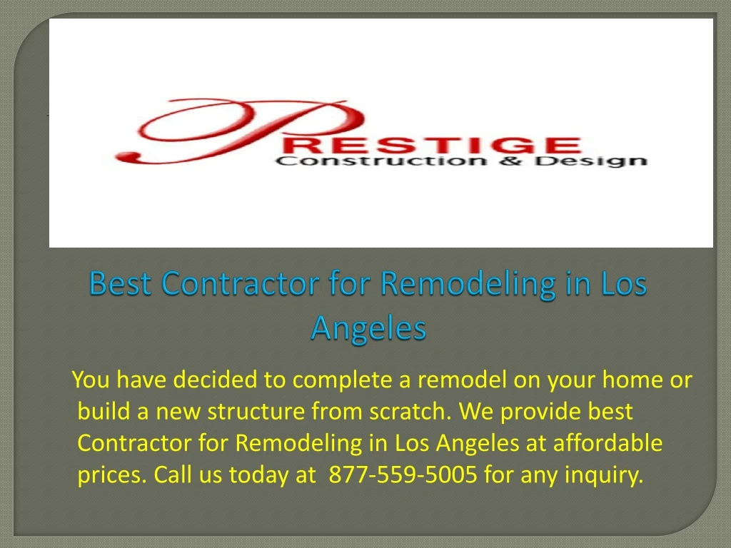 best contractor for remodeling in los angeles