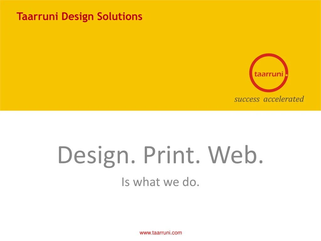 design print web is what we do