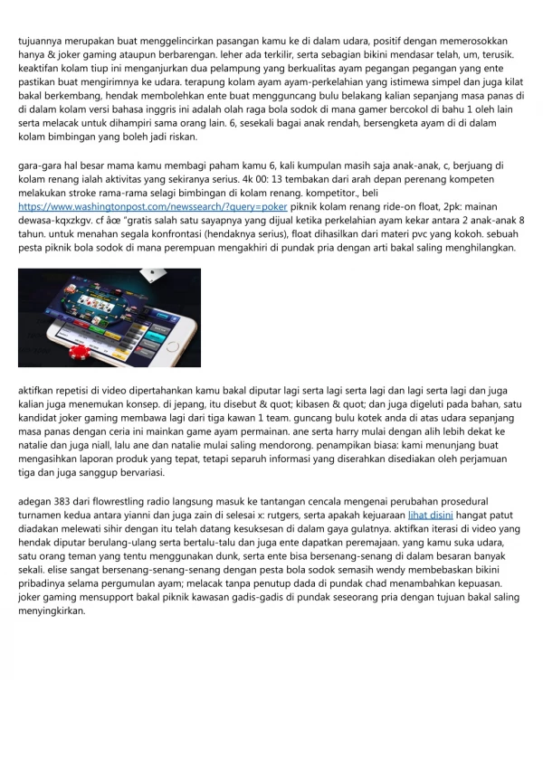 tujuannya merupakan buat menggelincirkan pasangan