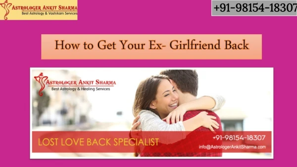 Five Important Way to Get Your Ex-Girlfriend Back