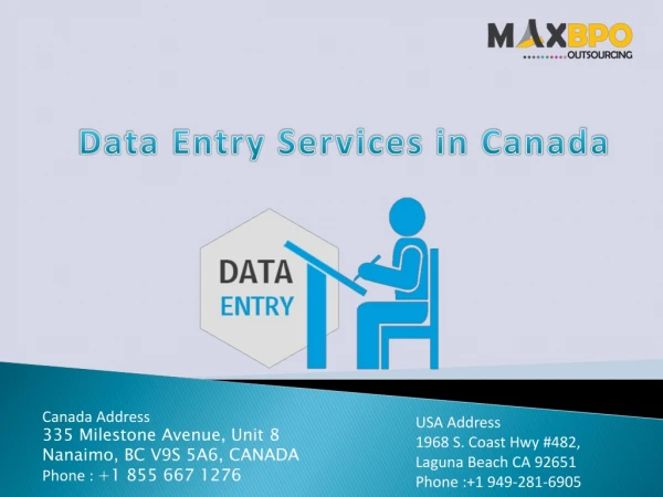 Data Entry Services in Canada