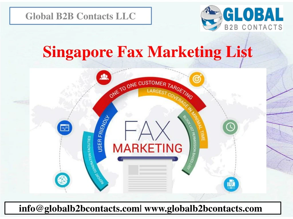 singapore fax marketing list