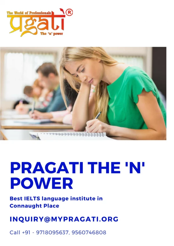 IELTS language institute in Connaught Place