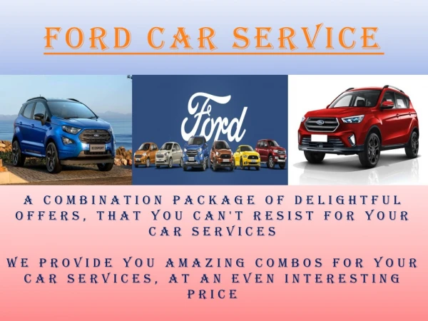 Ford car service
