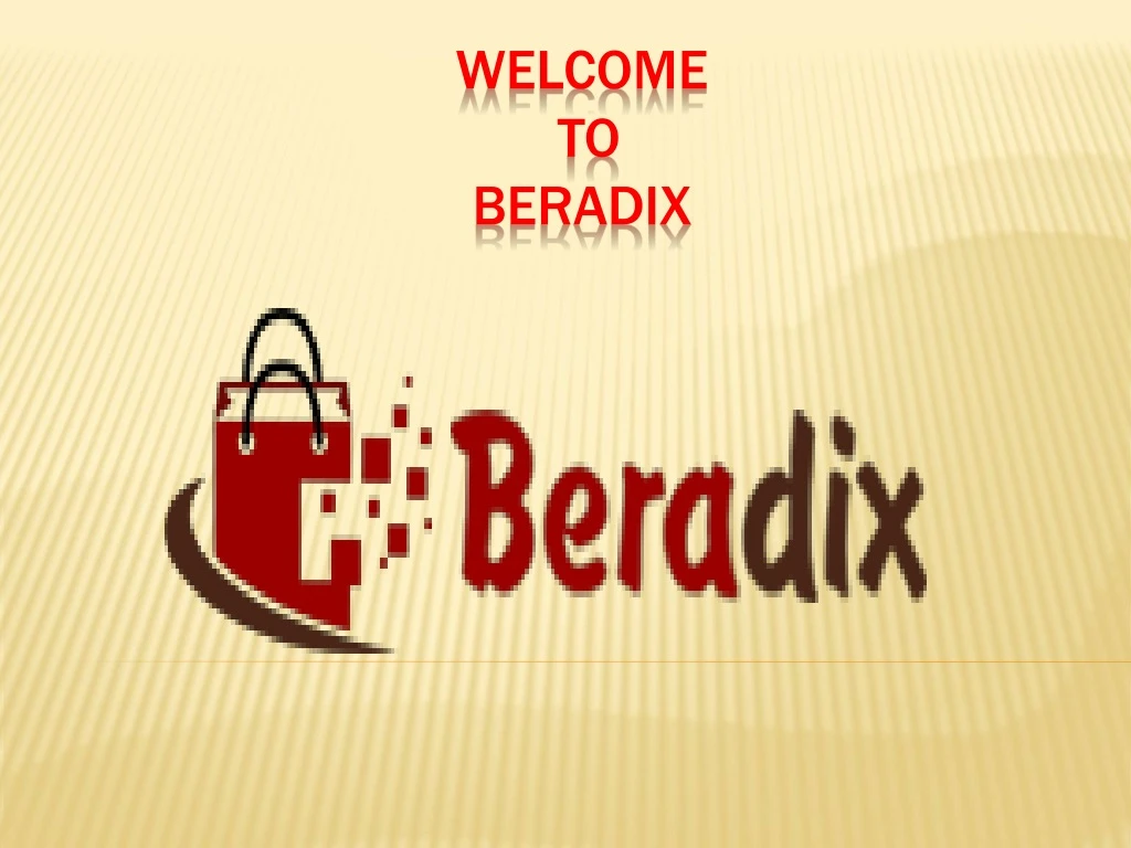 welcome to beradix