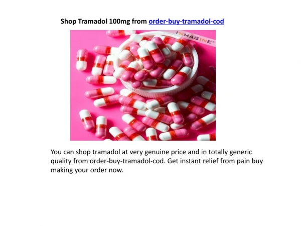Generic Tramadol - Usage & Side effects of tramadol | trazodone Tramadol
