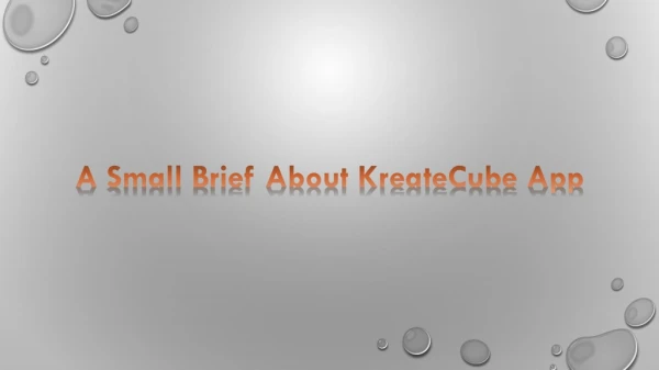 KreateCube Launched A Mobile App ‘KreateCube for Professionals’ to Cater Architects & Interior Designers