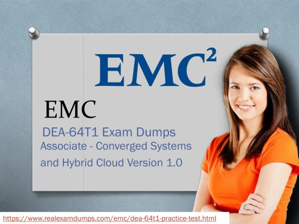 EMC DEA-64T1 Dumps Exam Question - 100% Passing Assurance