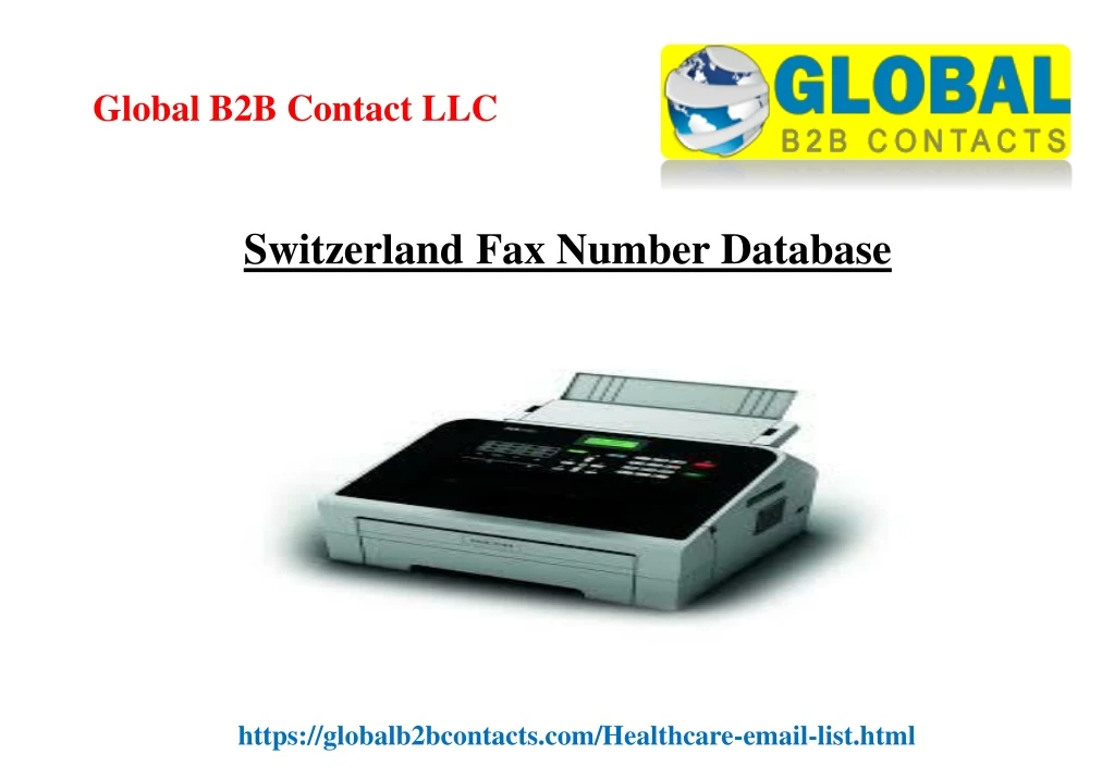 switzerland fax number database