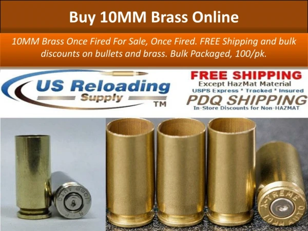 10MM Brass For Online Sale