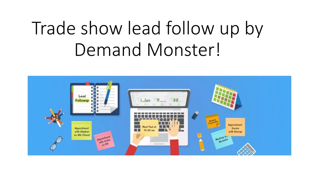 trade show lead follow up by demand monster