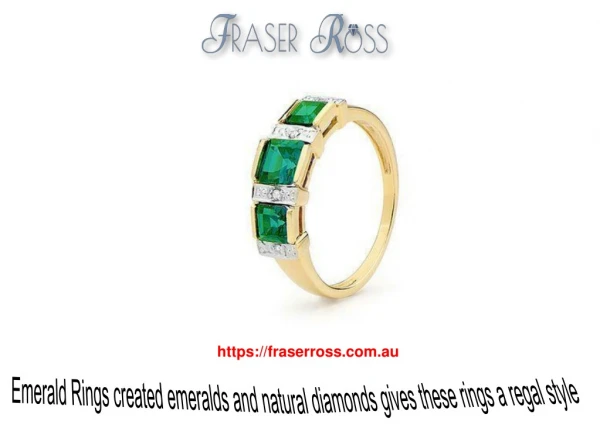 Emerald Rings By Fraser Ross