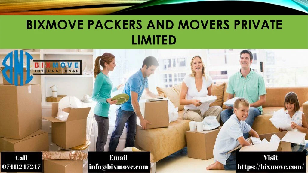 bixmove packers and movers private limited