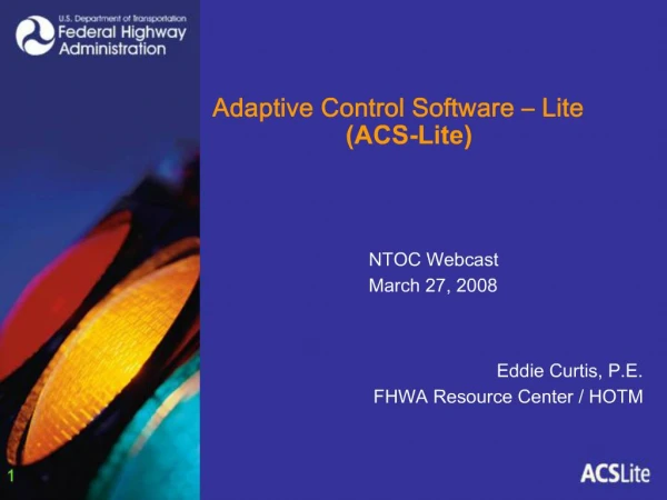 Adaptive Control Software Lite ACS-Lite