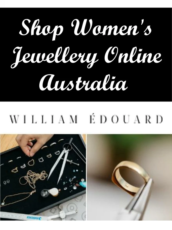 Shop Women's Jewellery Online Australia