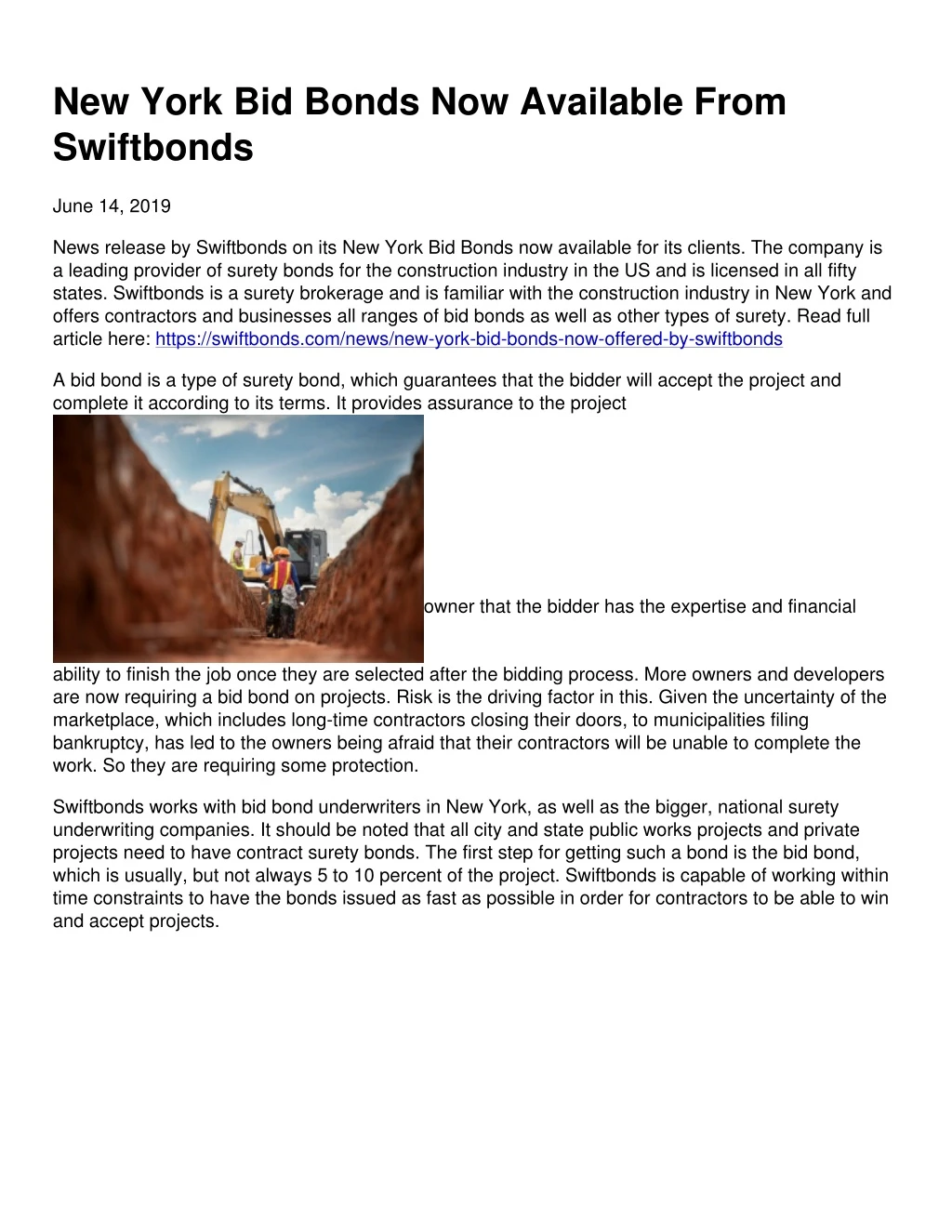 new york bid bonds now available from swiftbonds