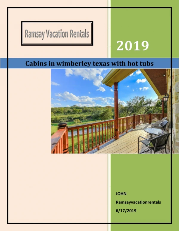 Cabins in wimberley texas with hot tubs