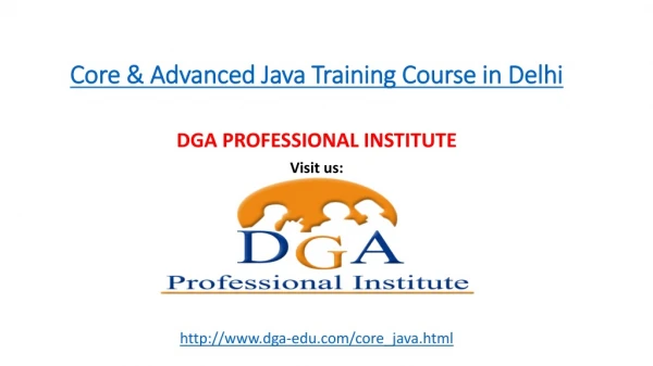 Visit in Best Core & Advanced Java Course in Delhi, Dwraka
