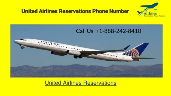 United airlines reservations phone number get and support service