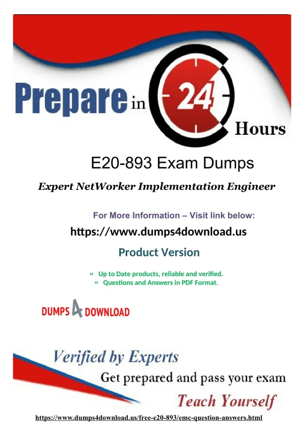 Where can I download E20-893 Exam Study Material - Get Updated E20-893 Dumps Dumps4download.us
