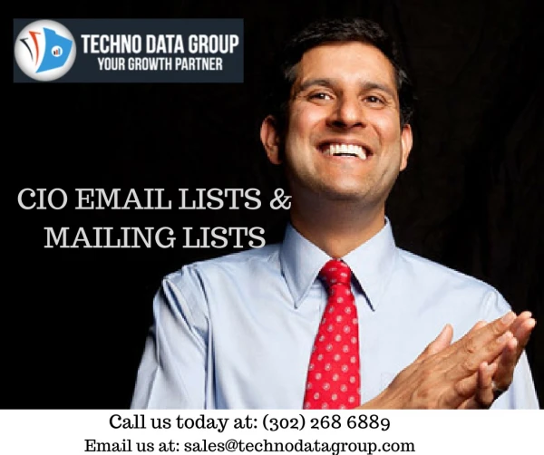 CIO Email Lists & Mailing Lists | Chief Investment Officer Email Lists in USA