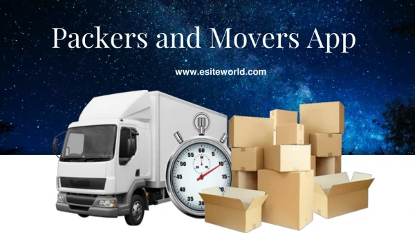 Packers and Movers App Clone