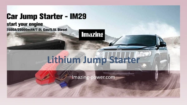 Lithium Jump Starter