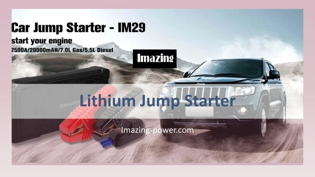 lithium jump starter