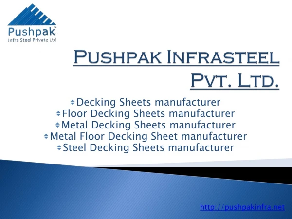 Decking Sheets manufacturer | Metal Floor Decking Sheet manufacturer | Steel Decking Sheets manufacturer in pune, Mahara